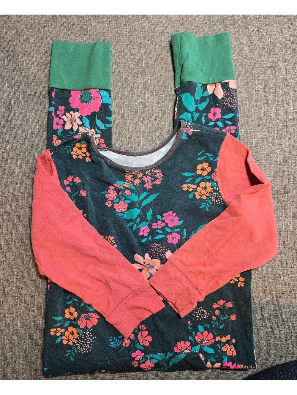 Rags 5/6 flower jumper romper
